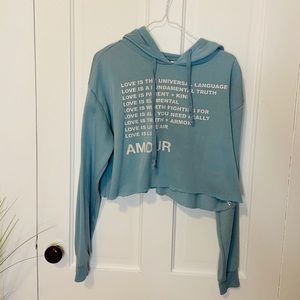 Crop sweatshirt